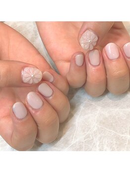 ソファ ネイルアイ 仙台(Sofa)/ぷっくりフラワー/パラジェル