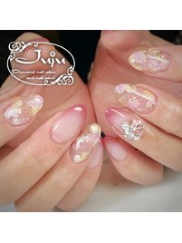 桜ネイル　春ネイル