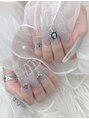 キューティプティ新宿 ロングネイル/クリアフレンチ/クロムネイル/フラッシュネイル