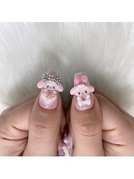 プリュム(Plume)/3D/推しネイル/キャラクター