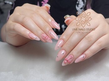 ウメネイルスタジオ(UME NAIL STUDIO)/題長さだしやり放題×つけ放