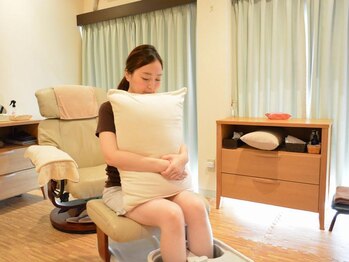 リラクゼーションサロン ファイン(FINE)/体温まるフットバス…♪