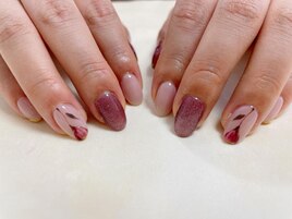 9.10月定額B フラワーネイル