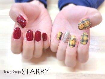 スターリー(STARRY)/アシメ チェック ワンカラー