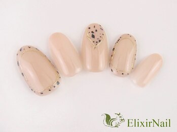 エリクサーネイル 五反田(Elixir Nail)/定額a シンプル/クーポン使用