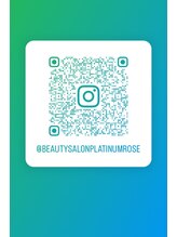プラチナローズ(Platinum Rose)/Instagramからもサロン情報発信