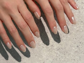 リュウ 銀座(lieu)/ホワイトパウダーネイル