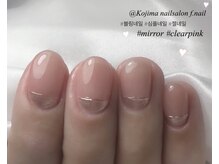 エフネイル(f.nail)/ワンカラー×ミラー