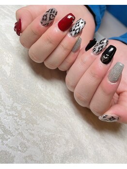 カズネイル(Kazu nail)/レオパードネイル
