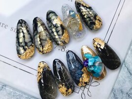 #フィルイン#ニュアンス#ネイル