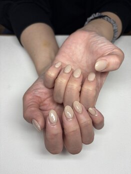 エーナイン イオン東根店/ワンカラーにパール♪