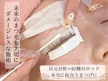 眉毛とまつげパーマ専門店【アリュージョン】和歌山店 パリジェンヌ&美眉の雰囲気(プロによる目元分析×40種以上のオーダーメイド美まつげパーマ)