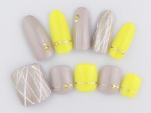 ネイルプラザ 河原町OPA店(NAIL PLAZA)/大人☆秋カラーフットネイル