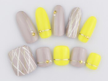 ネイルプラザ 河原町OPA店(NAIL PLAZA)/大人☆秋カラーフットネイル