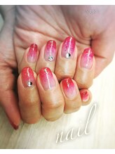 シキ(SIKI)/赤×ラメグラデーション