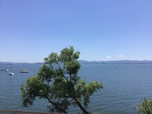 目の前は琵琶湖が一面！開放感バツグンです！
