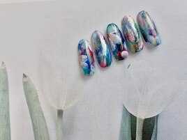 大人お花ネイル