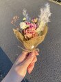 ネイルズ ララ(nails Lala) 趣味はドライフラワーを使ってアクセサリーを作ることです♪