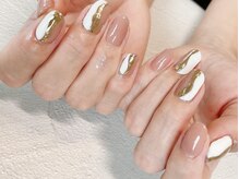 アトリエ グリッター(atelier glitter)/ゴールドミラーネイル