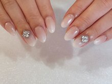 アルティノ ネイル ガーデン(altino nail garden)/グラデーション/ガーリー/冬