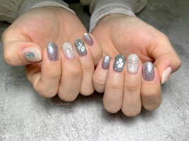リボン × キルティング