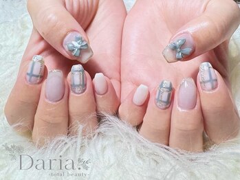 ダリア トータルビューティー(Daria. total beauty)/チェック　リボン　茅場町