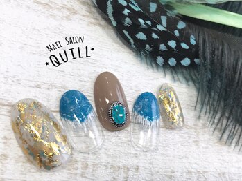 ネイルサロン クイル(QUILL)/5月デニム(2)