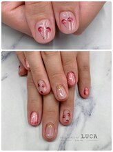 ネイルアトリエルカ(nail atelier LUCA)/W-945 ぷっくりさくらんぼネイル