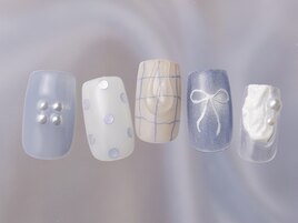 ちぐはぐ青ニュアンス¥8480