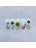 ※西村咲良指名限定【新スタッフHand】 植物アート(10本のうち1本アート)