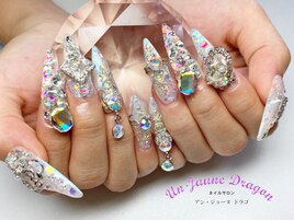 【ロングネイル】ゴテゴテネイル