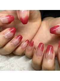 塗りかけネイル