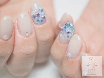 オトナネイル(otona nail)/押し花グラデーションネイル