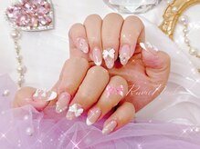 ワンホンネイル 新宿(Rumi Nail)/秋冬/聖夜の華やかコース/新宿