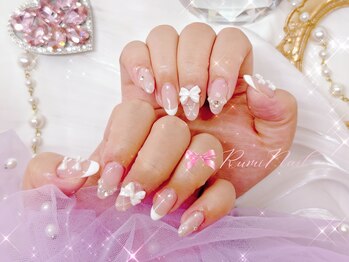 ワンホンネイル 新宿(Rumi Nail)/秋冬/聖夜の華やかコース/新宿