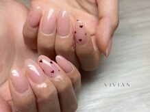 ヴィヴィアン ネイル(Vivian nail)/ハート　シンプル