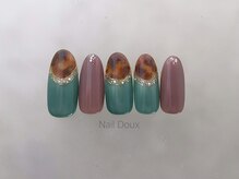 ネイル ドゥ 岡山駅前店(Nail Doux)/べっ甲デザインネイル