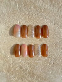 カラフルニュアンス×ラメ