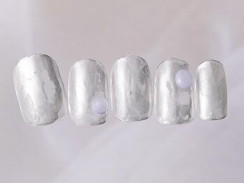 アイネイルズ 新宿店(I nails)/寒色インクニュアンス8000円