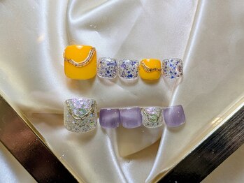 【フットネイル】定額デザイン