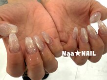 ナァネイル(Naa★NAIL)/長さ出し×フラッシュマグ