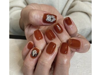 エイジ ネイル(eiji nail)の写真/《繊細アート》手描きのお花柄や愛犬アートからニュアンスまで大人上品なデザインはお任せください
