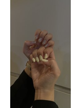 Mネイルアンドカフェ シェレステ/アシメネイル
