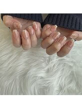 ラボーテ 金沢店(LABEAUTE)/チークネイル　ハートネイル