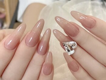 ウサギネイル 新大久保店(usagi nail)/ピンクネイル