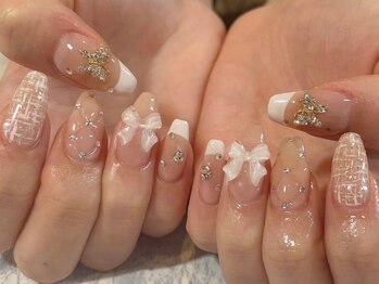 ネイル アバンス 西梅田店(Nail AVANCE.)の写真/『フィルイン』施術でお爪を傷ませない♪ワンカラーも色混ぜOK★シェラック・ネイルオフ・角質ケアも◎