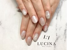 ネイルスタジオ ルキナ(LUCINA)/c-449 ホワイトマグネットネイル