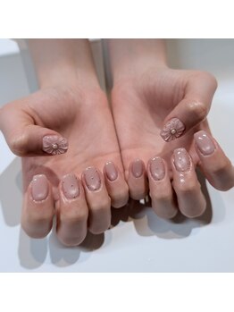 モンシャブラン(Mon Chat Blanc)/お客様ネイル