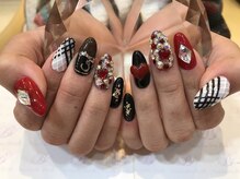 エスフィーネイルサロン ブリーユ(Esfy nailsalon Brille)/バレンタインネイル　紗々ネイル