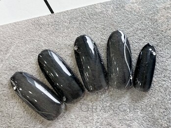 クアトログランシュ 青葉台(QUATRO×GranCieux)/シンプル 韓国 ブラック ネイル